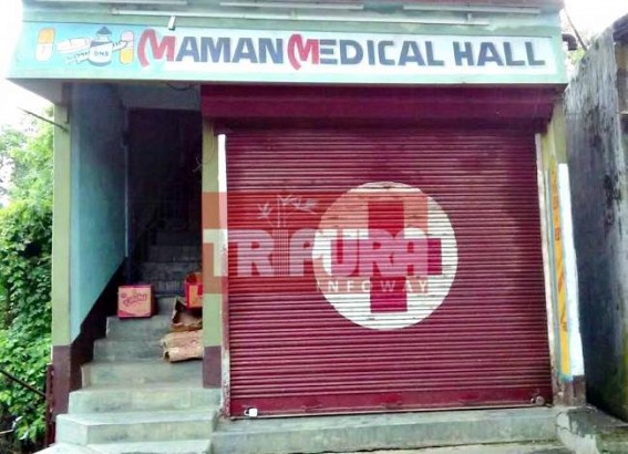 Shutdown of medical shops hits North Tripura